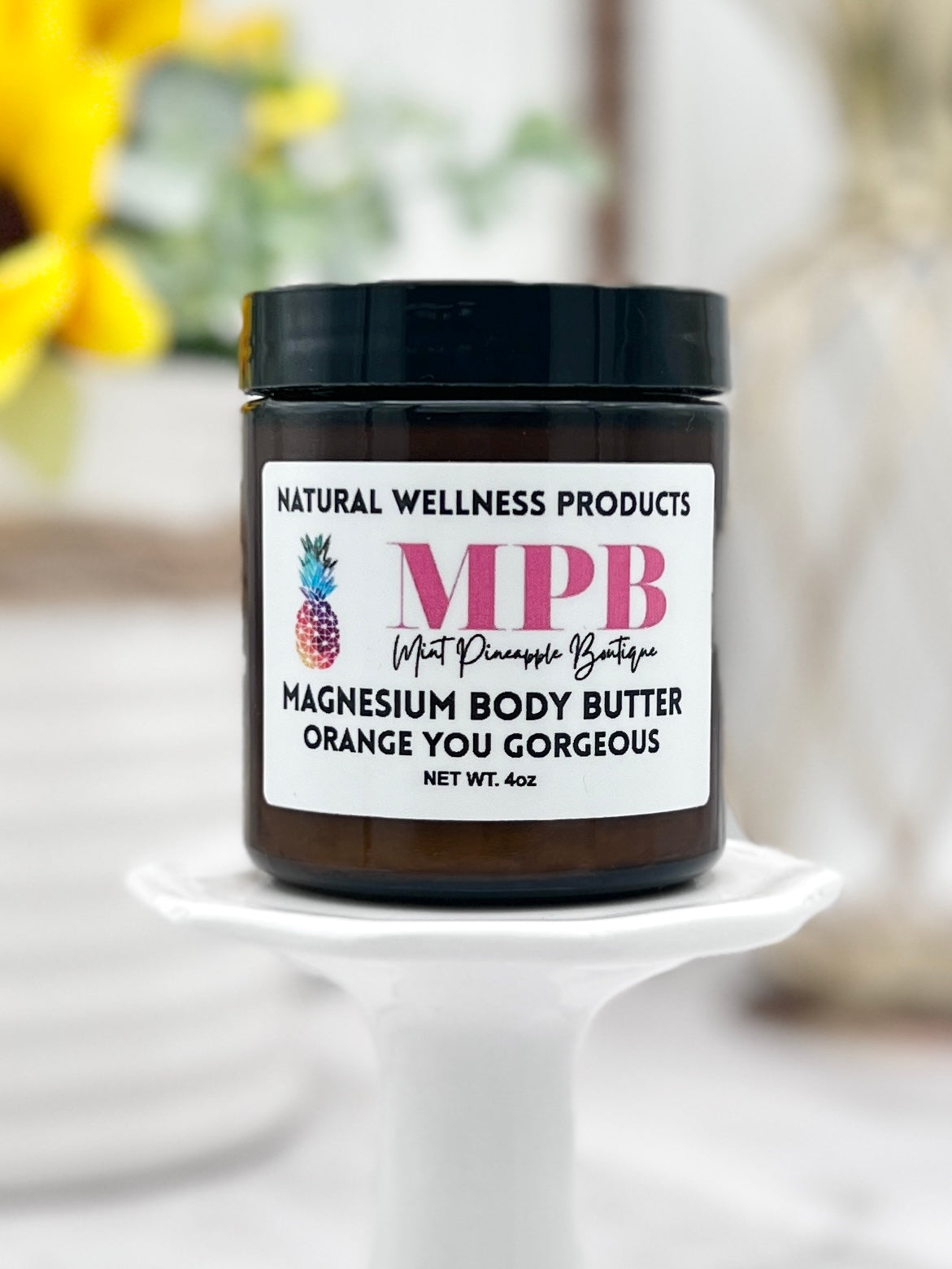 MPB Exclusive All Natural Magnesium Body Butter | Orange You Gorgeous | 4oz
