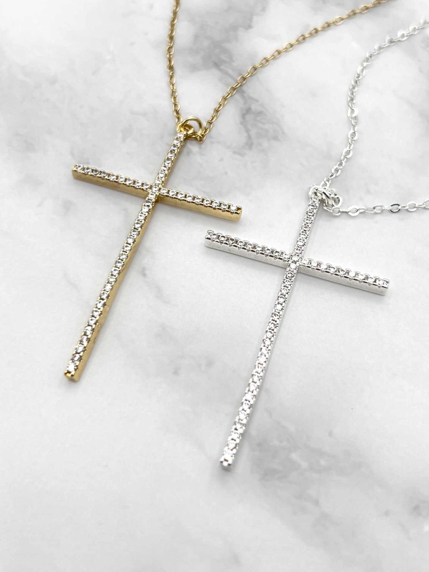 Sparkle Cross Necklace