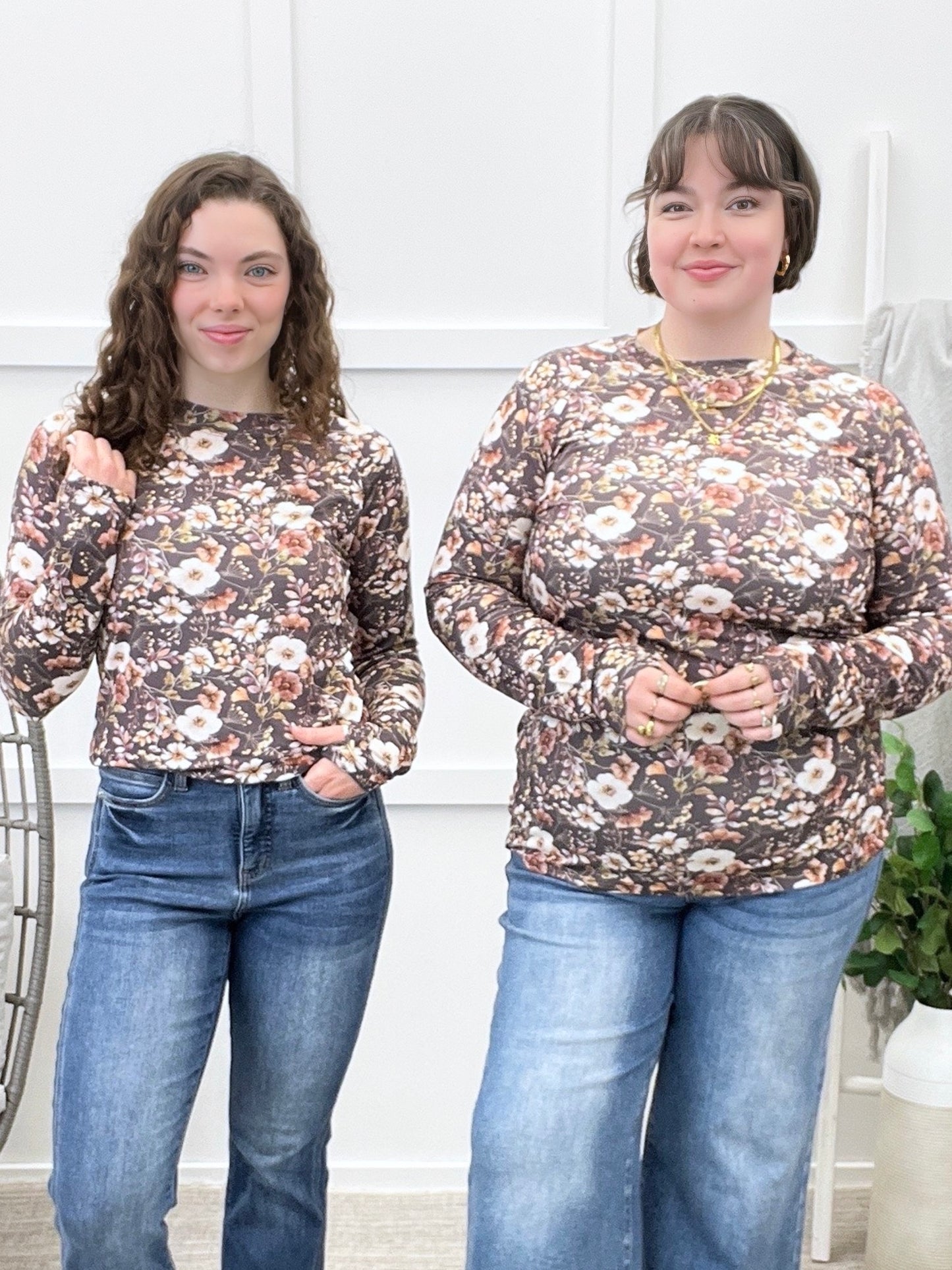 All These Feelings Top - Blushwood Floral