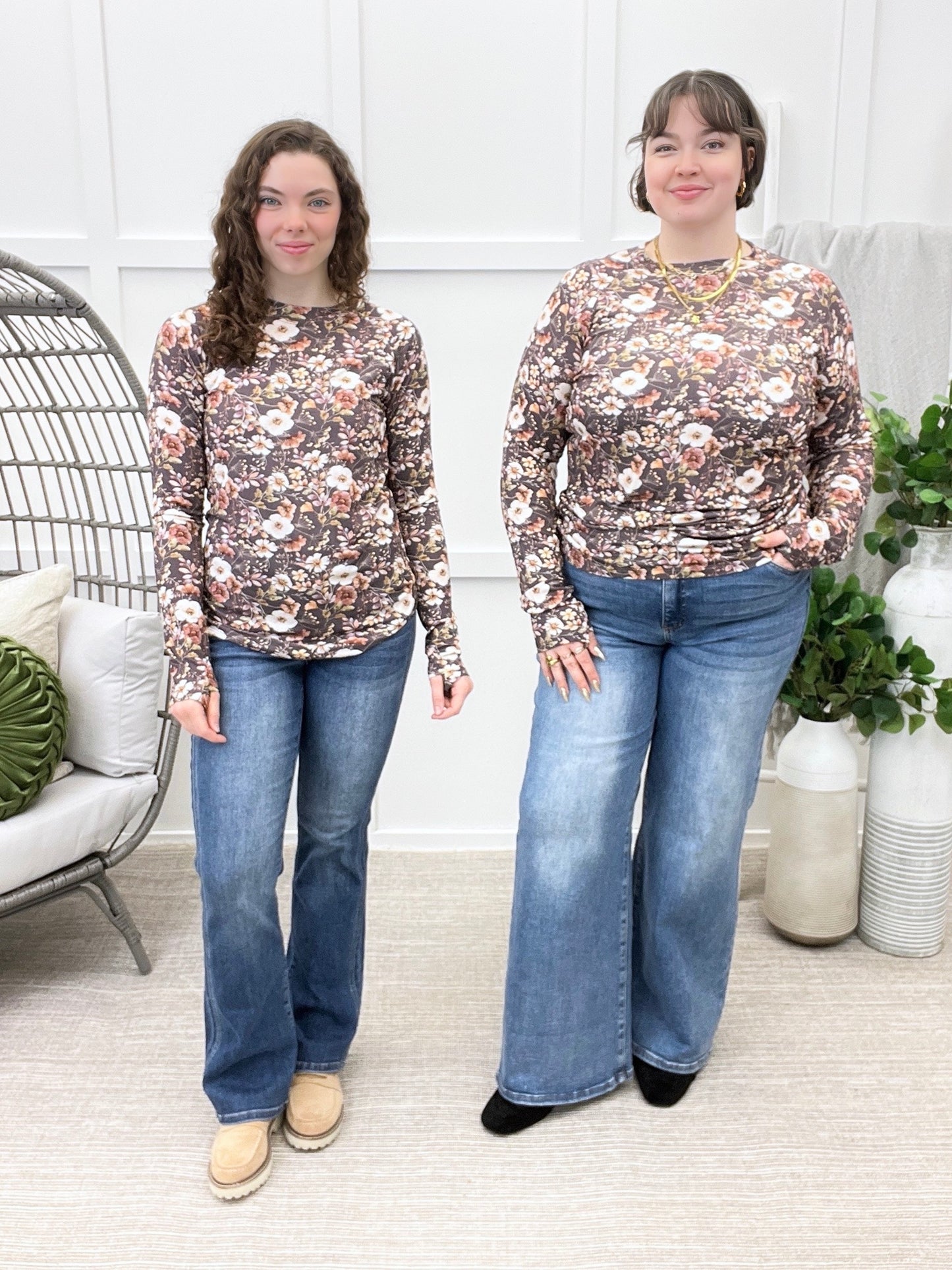 All These Feelings Top - Blushwood Floral