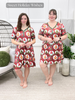 Women's Soft Printed Nightgown with Pockets | S–4XL