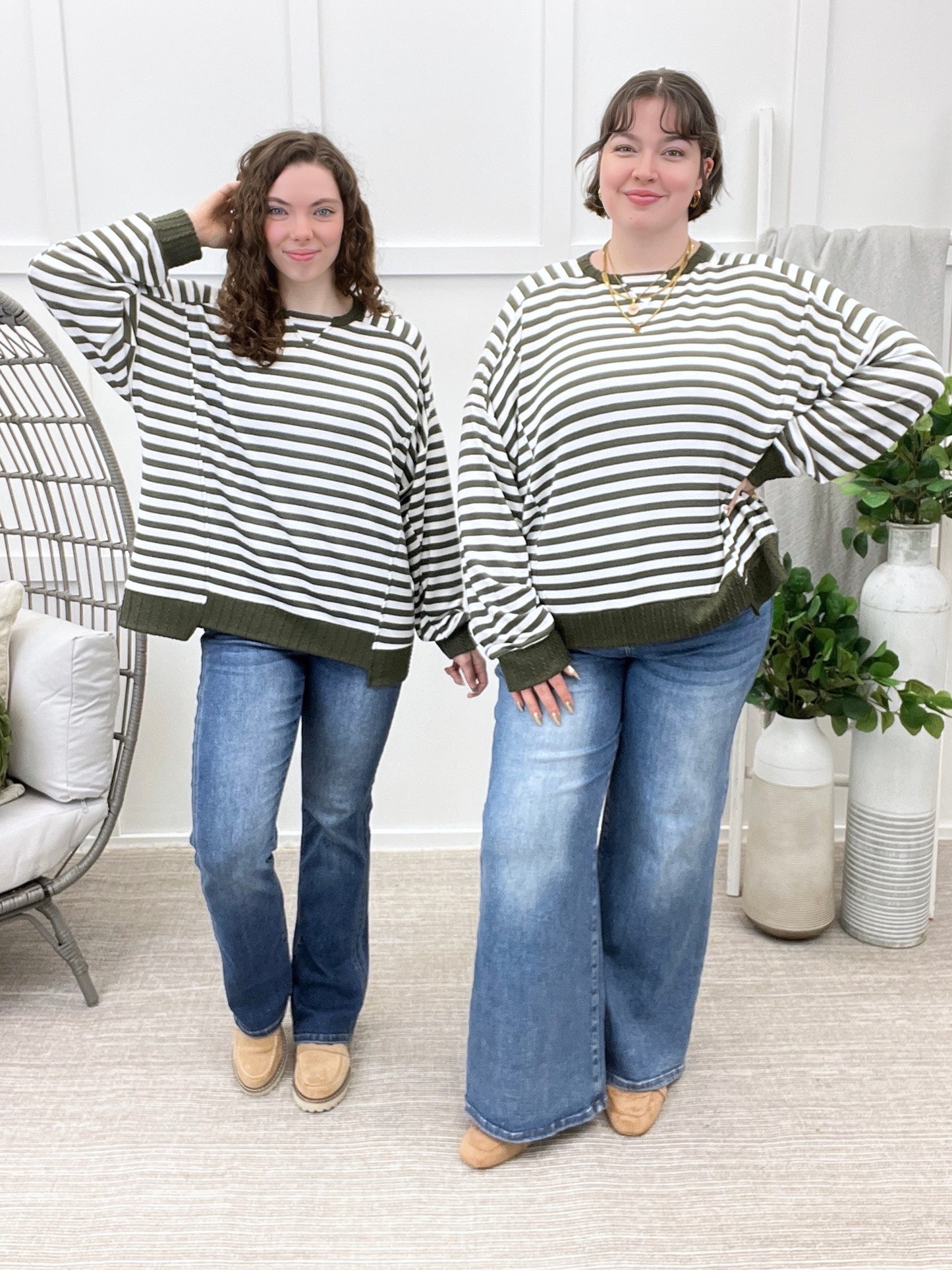 Taking Notes Striped Top