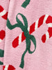 Sweet Candy Cane Lane Blanket