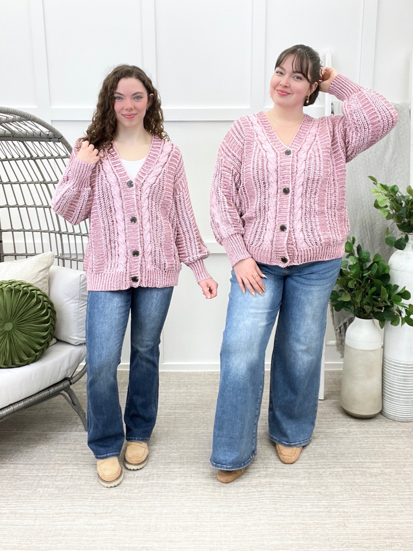 All Day Vibes Button Cardigan