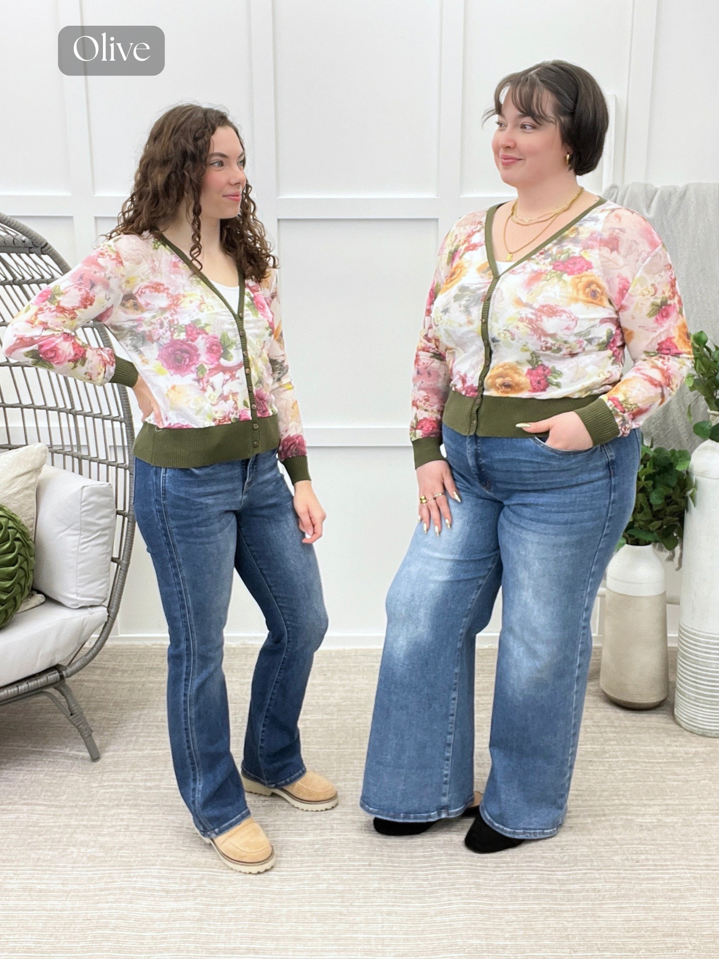 Petals & Poetry Mesh Cardigan Collection