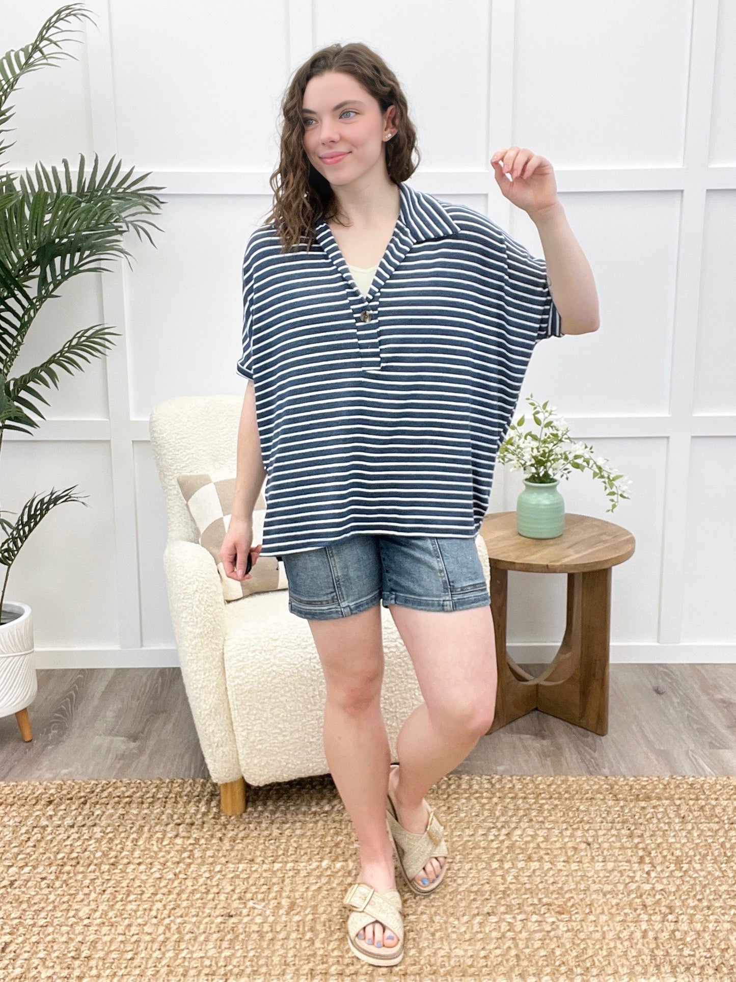 Parallel Play Top - Navy