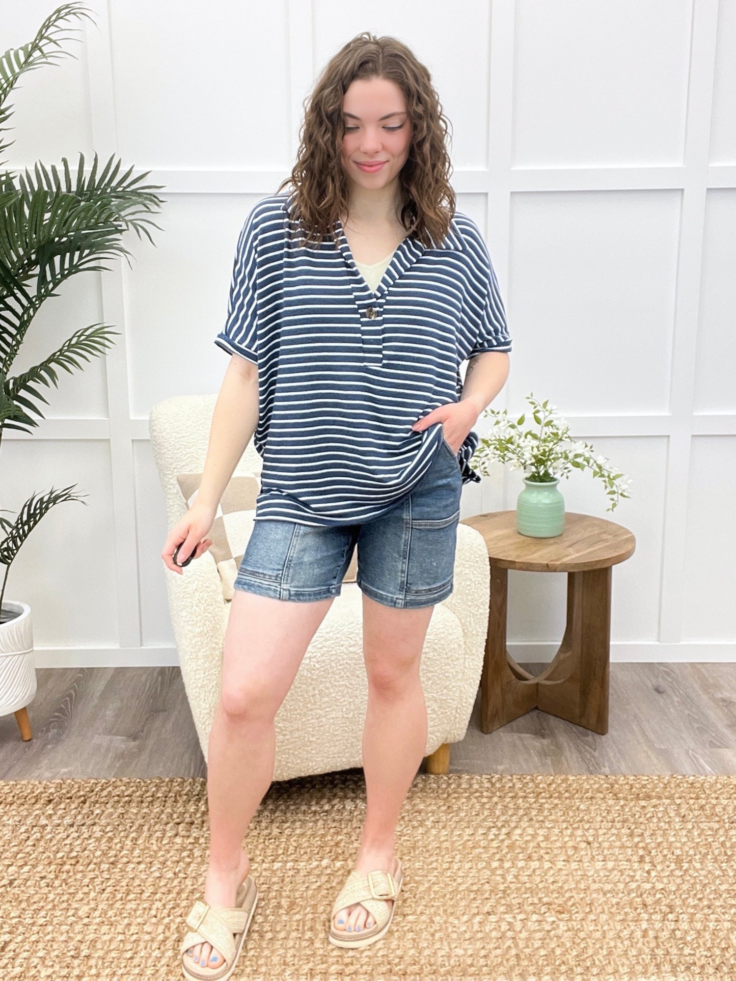 Parallel Play Top - Navy