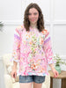 Garden Gala Top - Pink Floral