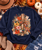 Faithful Fall Florals & Cross Graphic Collection Tee/Sweatshirt