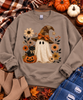 Stitched Whiskers & Boo Graphic Tee + Sweatshirt