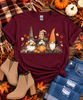 Autumn Gnome Crew Graphic Tee + Sweatshirt
