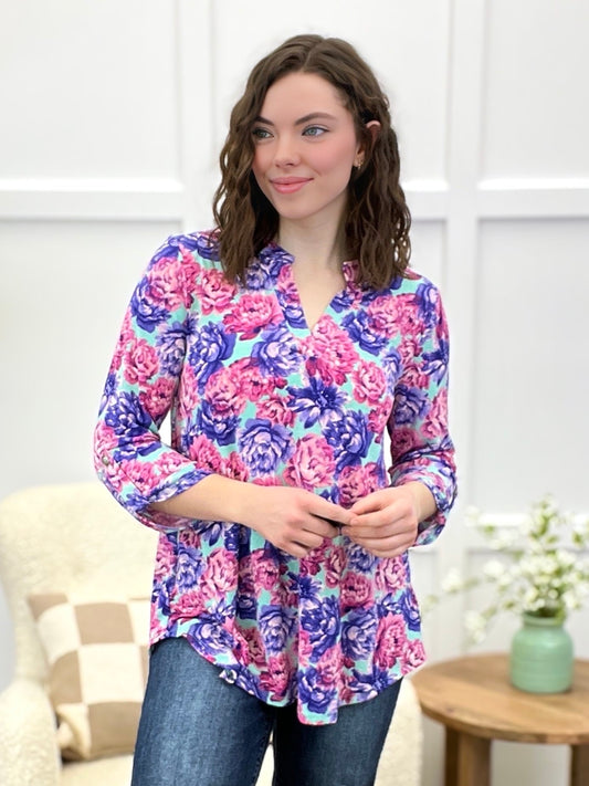 Dear Scarlett Radiant Rose Tunic Lizzy Top