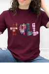 Burgundy Gildan Tee