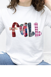 White Tultex Tee