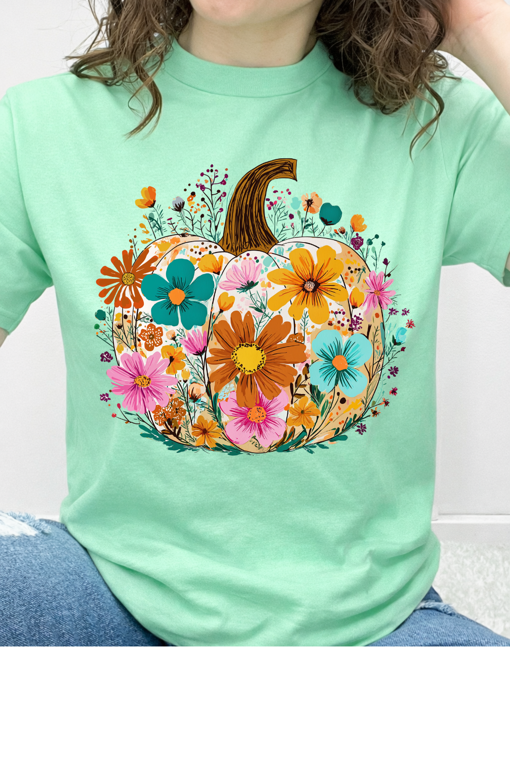 Floral Fall Pumpkin Graphic Collection