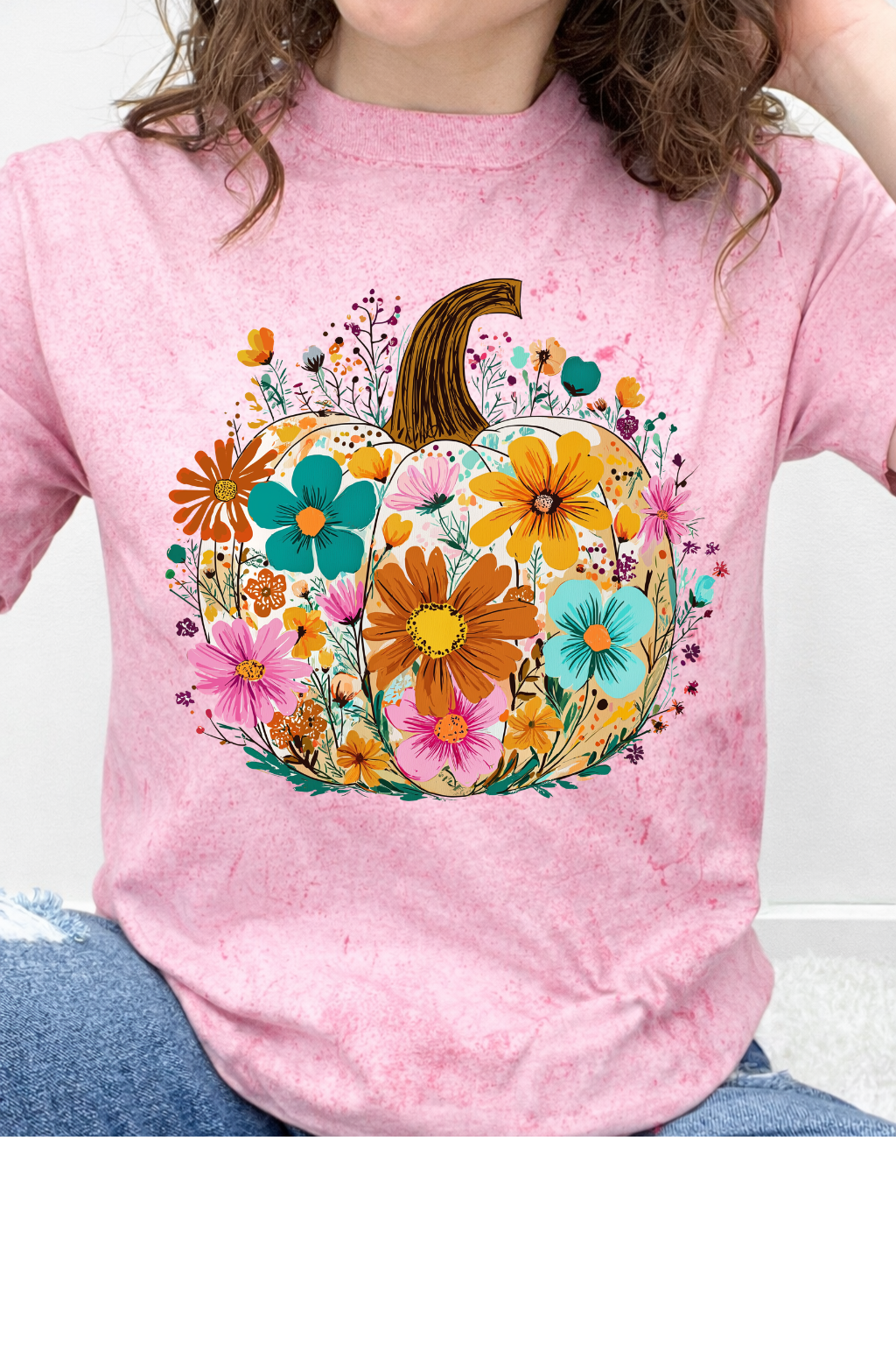 Floral Fall Pumpkin Graphic Collection