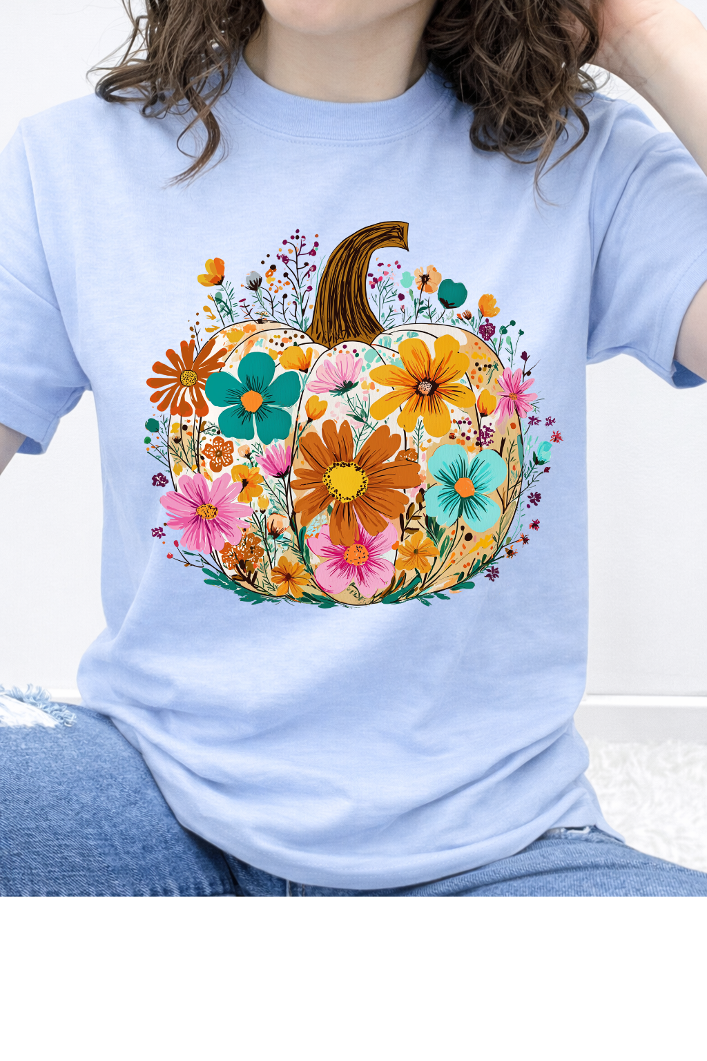 Floral Fall Pumpkin Graphic Collection