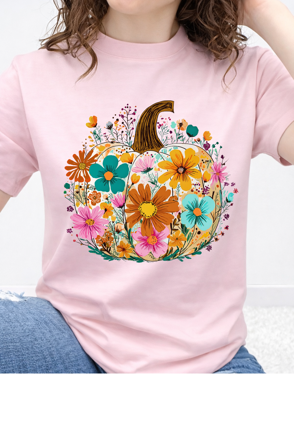 Floral Fall Pumpkin Graphic Collection