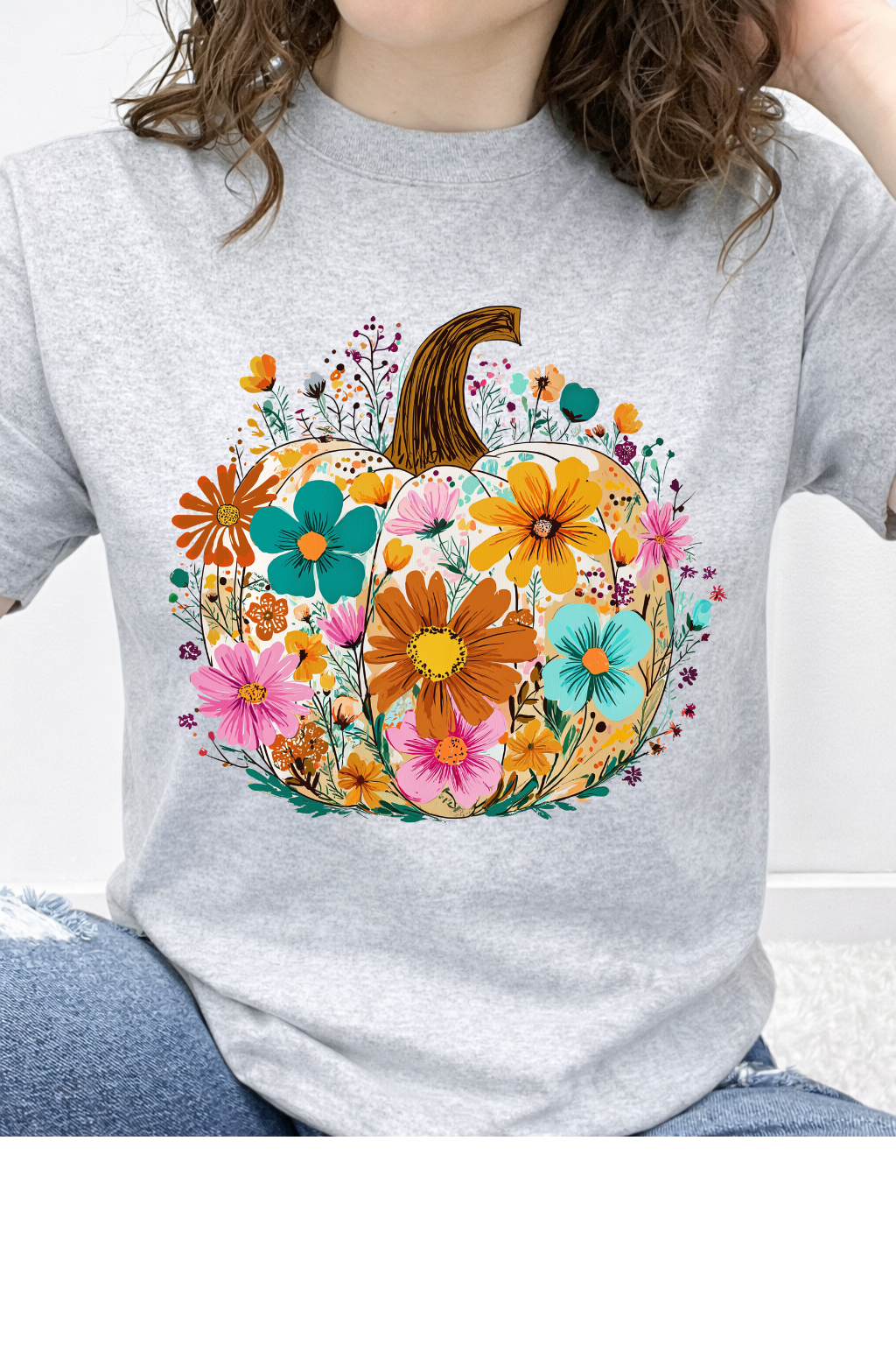 Floral Fall Pumpkin Graphic Collection