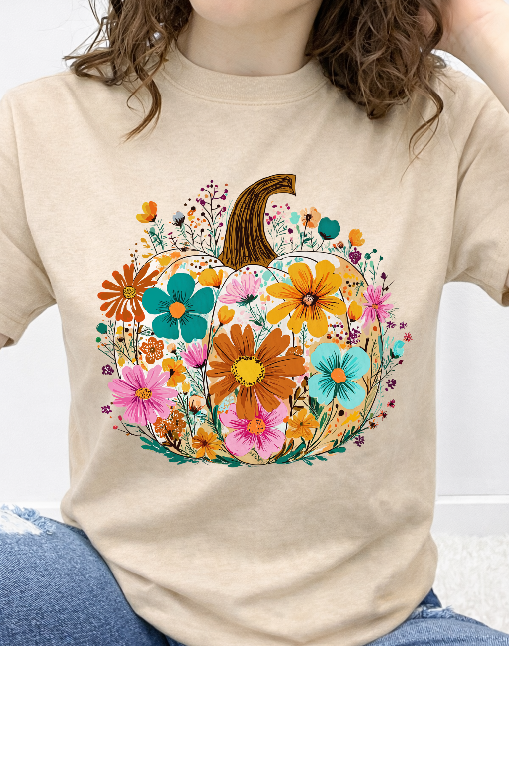 Floral Fall Pumpkin Graphic Collection