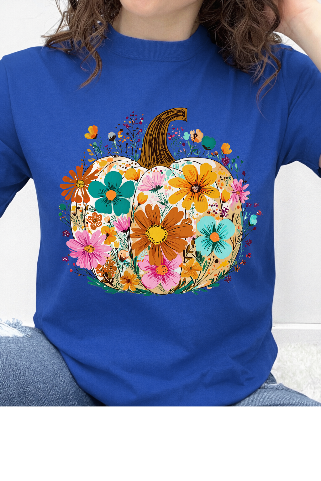 Floral Fall Pumpkin Graphic Collection