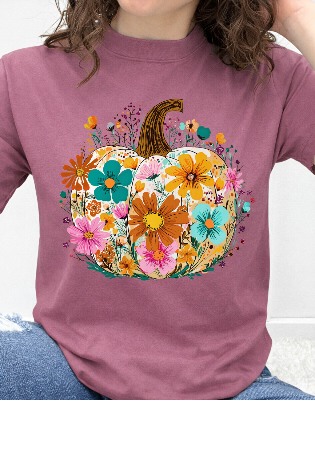 Floral Fall Pumpkin Graphic Collection