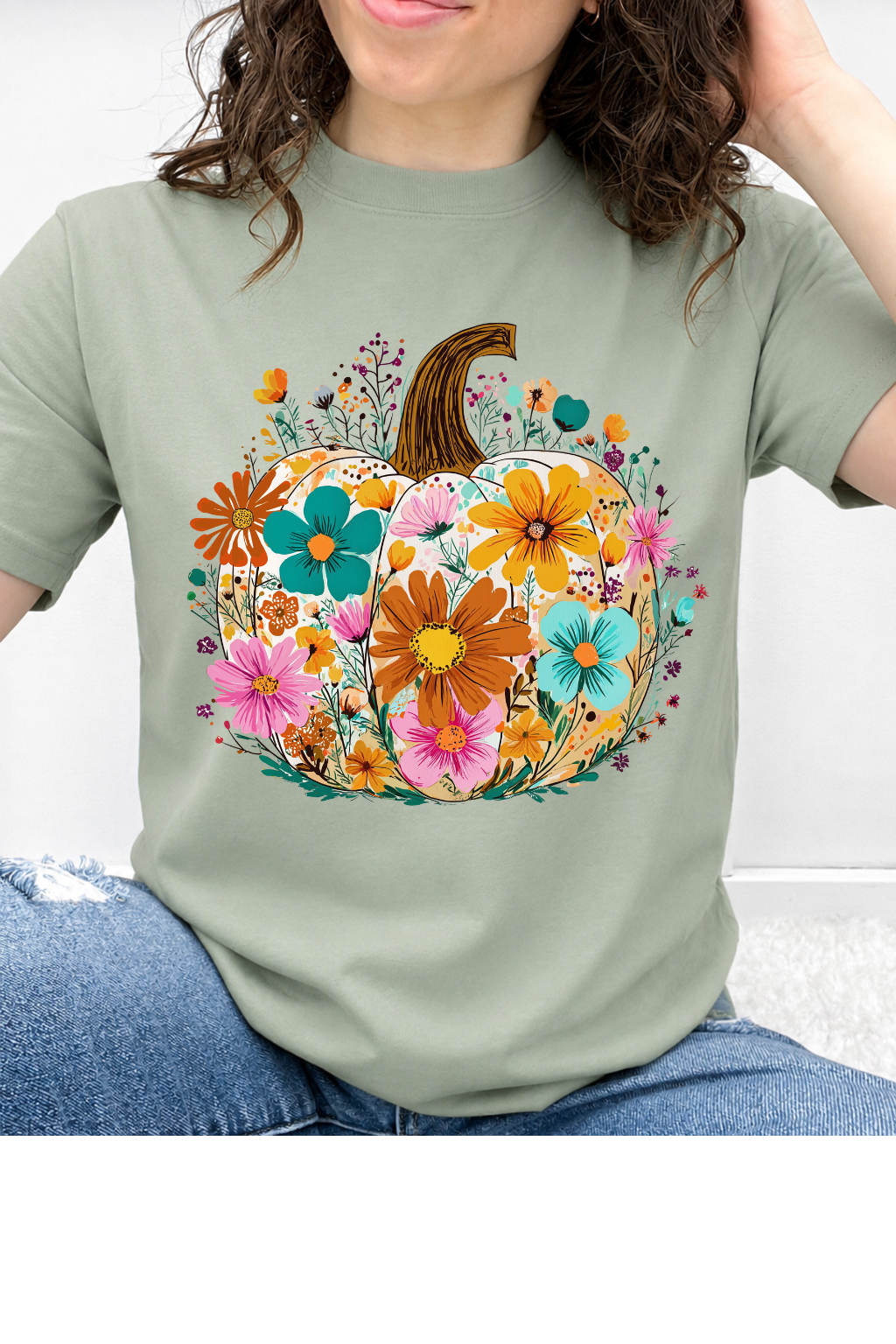 Floral Fall Pumpkin Graphic Collection