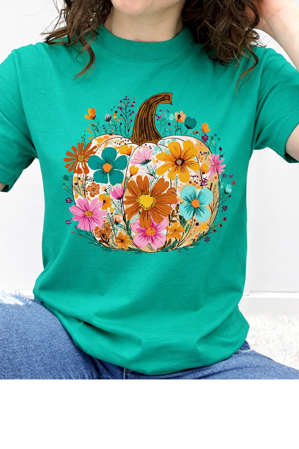 Floral Fall Pumpkin Graphic Collection