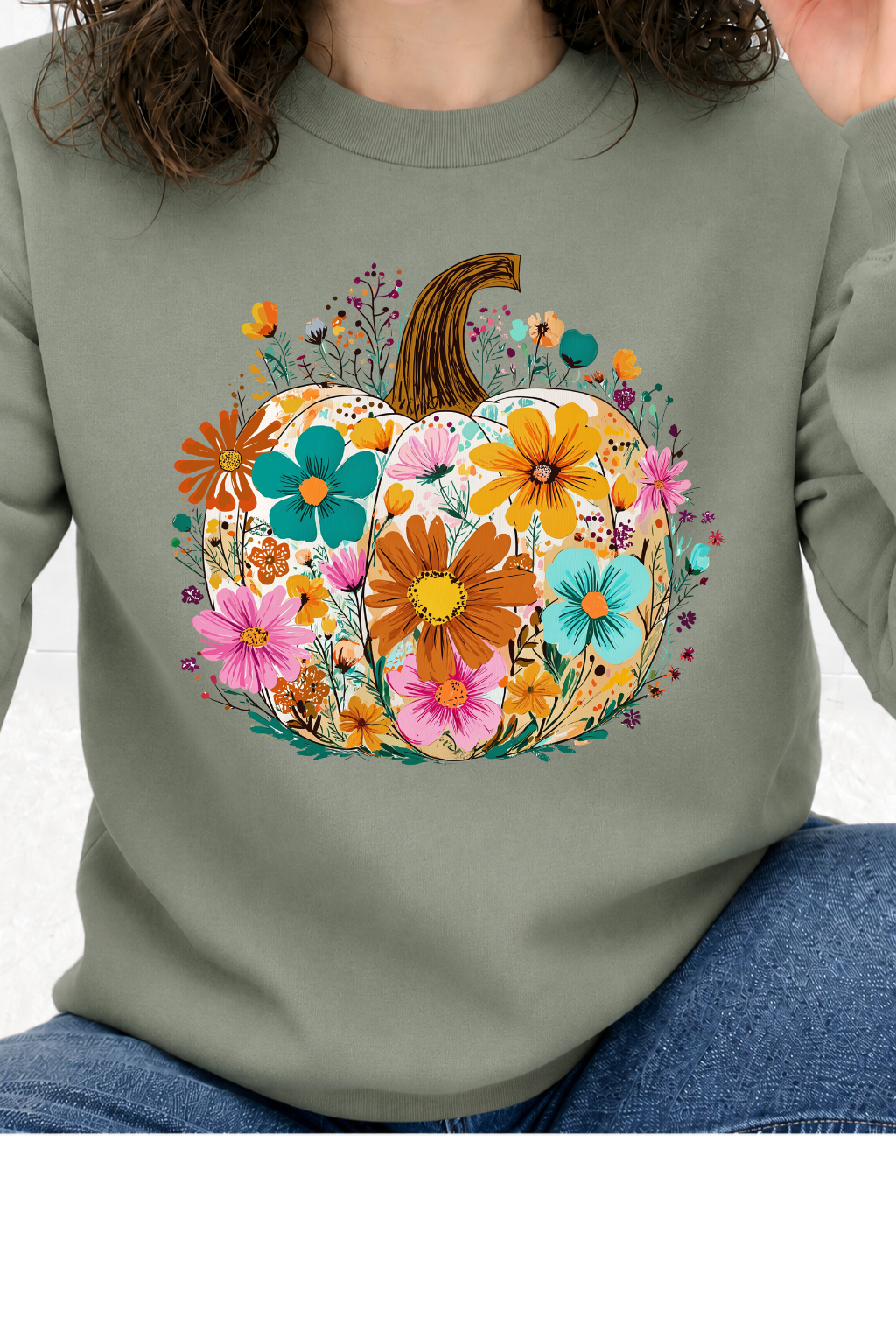 Floral Fall Pumpkin Graphic Collection