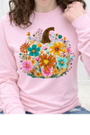 Pink Long Sleeve Gildan Tee