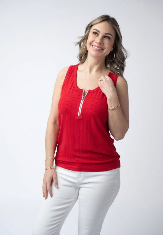 My Sweet Side Tank Top - Red
