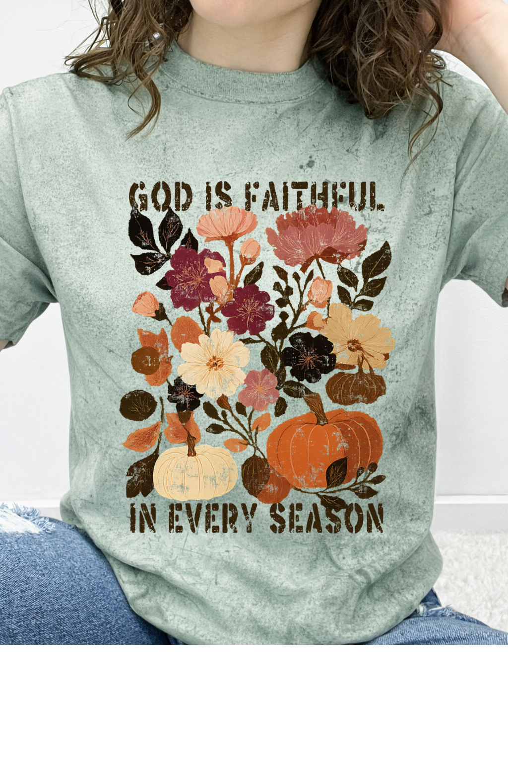 God Is Faithful In Every Season Graphic Collection