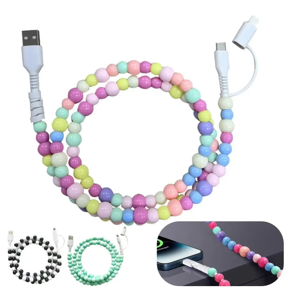 Beaded Charging Cables