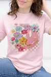 Pink Tultex Tee