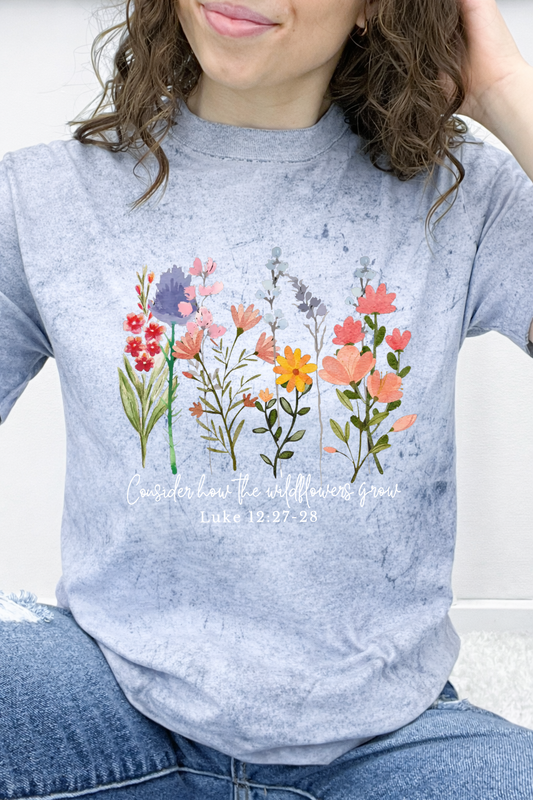 Luke 12 Wildflowers Graphic Collection