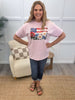 Land Of The Free Because Of The Brave Graphic Tee