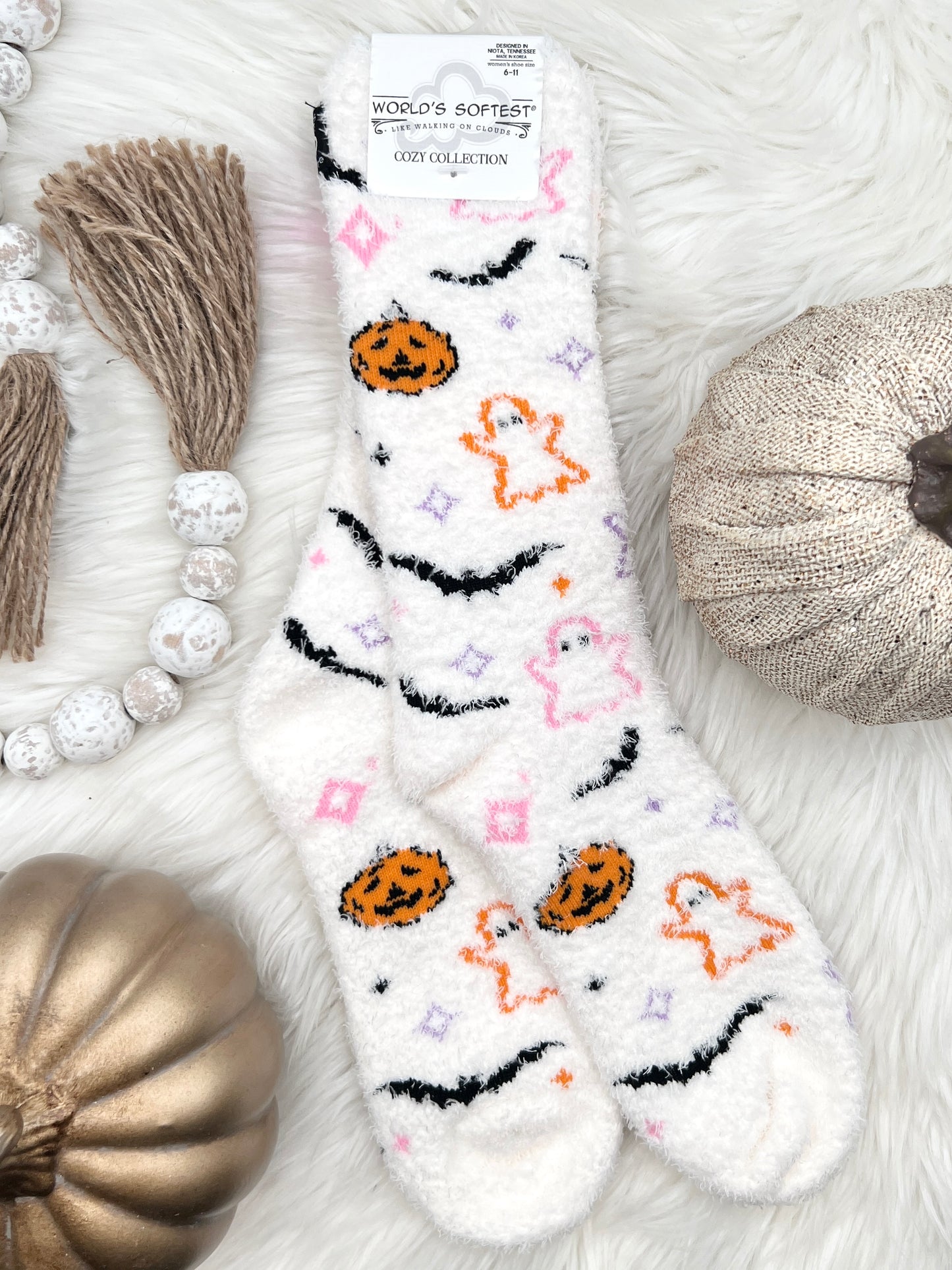 Cozy Halloween Multi Socks