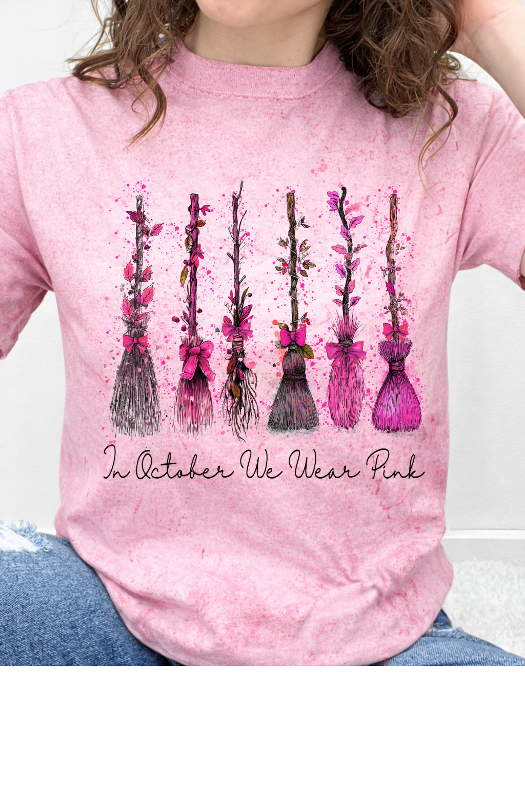 In October We Wear Pink Brooms Graphic Collection