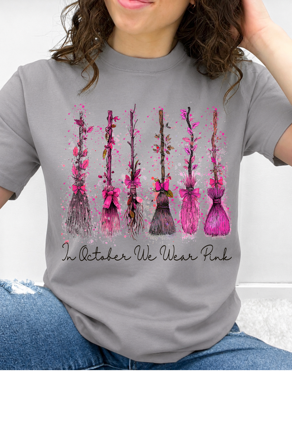 In October We Wear Pink Brooms Graphic Collection