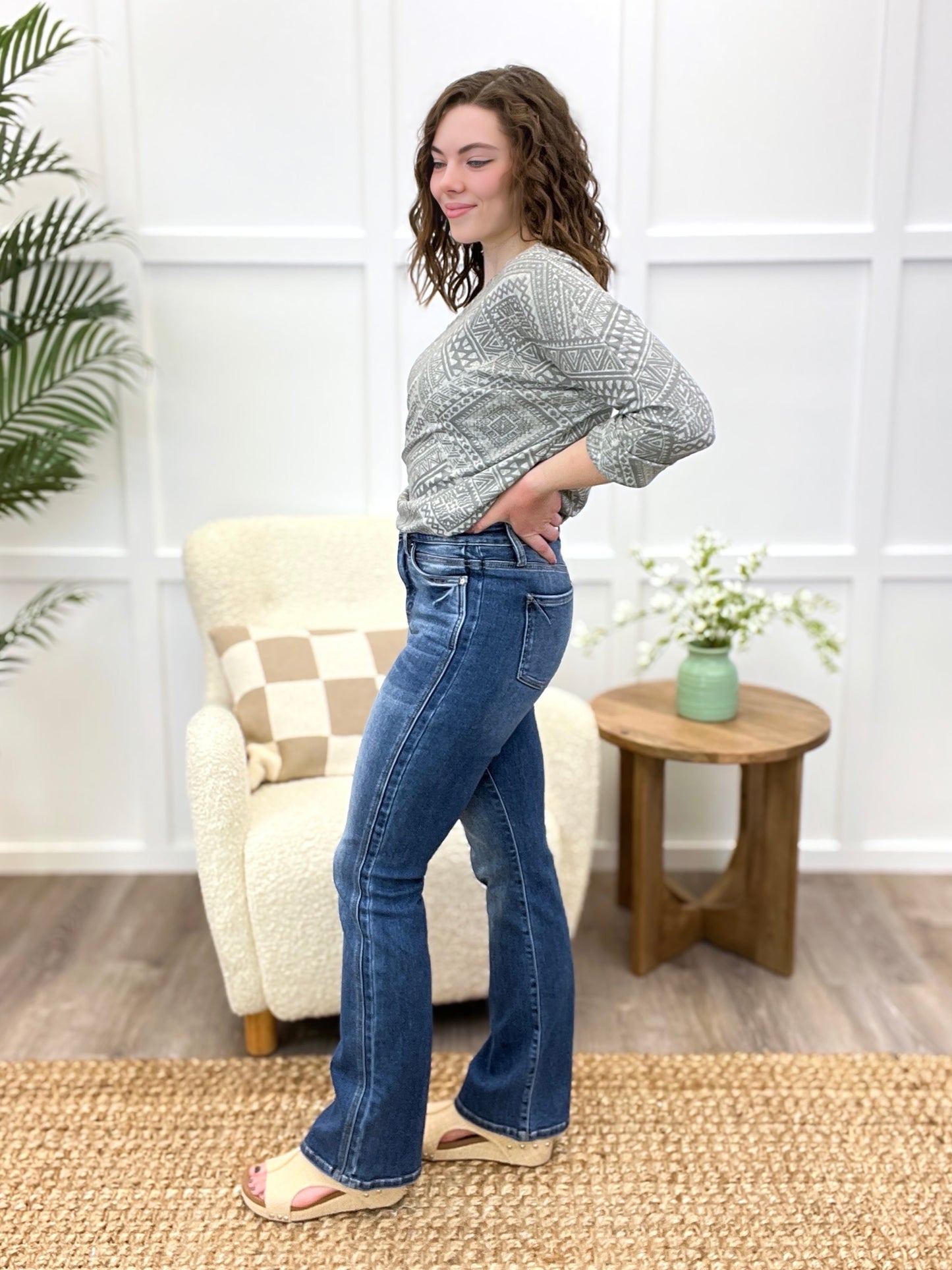 The Bella Slimmer High Rise Bootcut Jeans