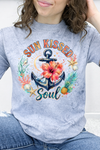 Navy Color Blast Tee