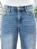 The Blake From Saige Mid Rise Cuffed Wide Leg Jeans