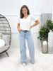 The Julia From Saige High Rise Wide Leg Jeans