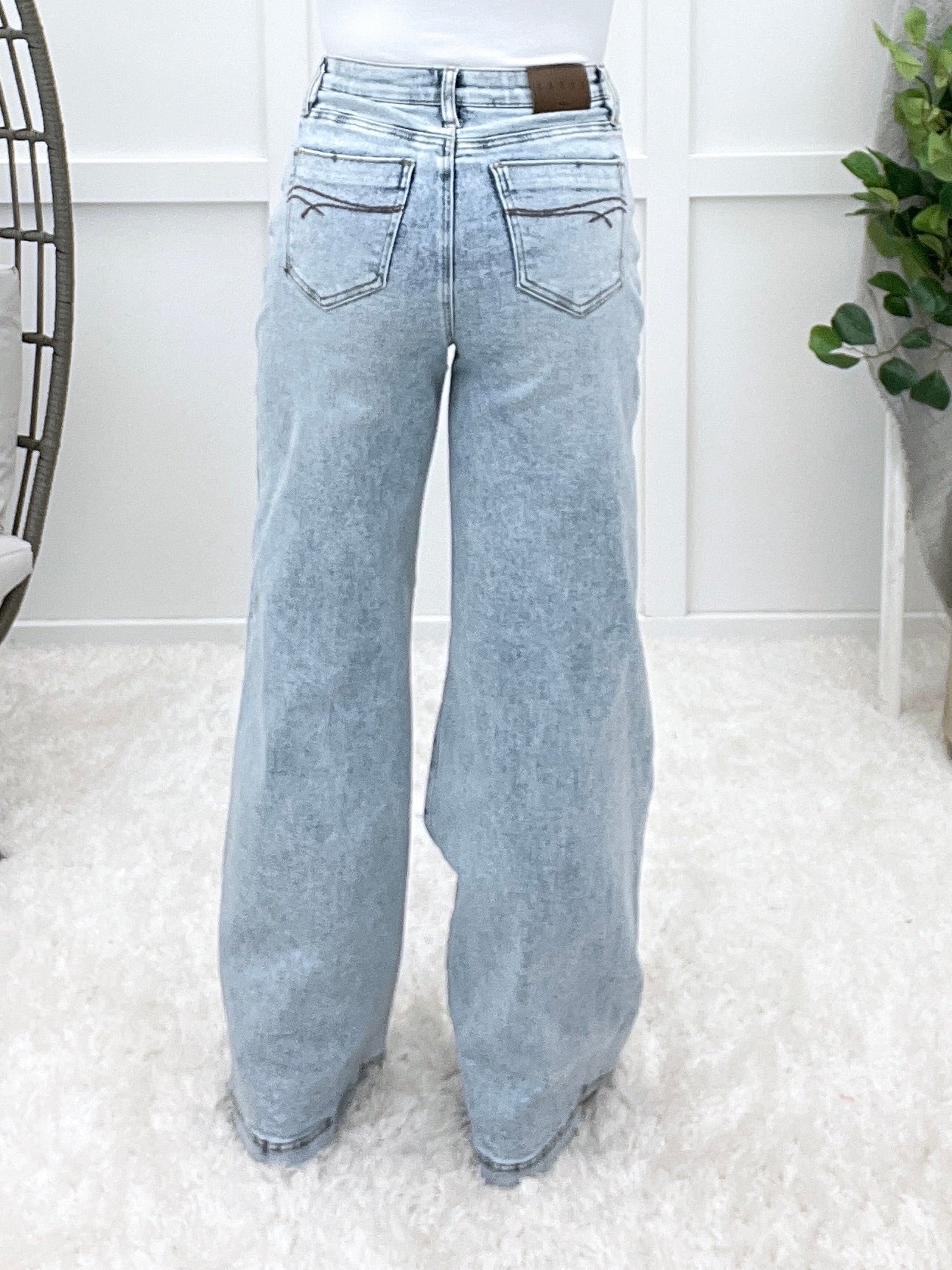 The Julia From Saige High Rise Wide Leg Jeans