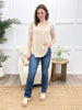 Sandstone V-Neck Top