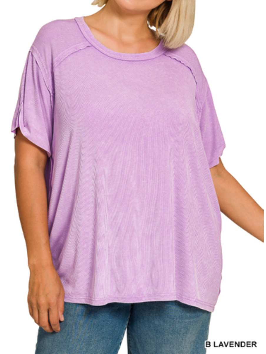 Shine So Bright Ribbed Top