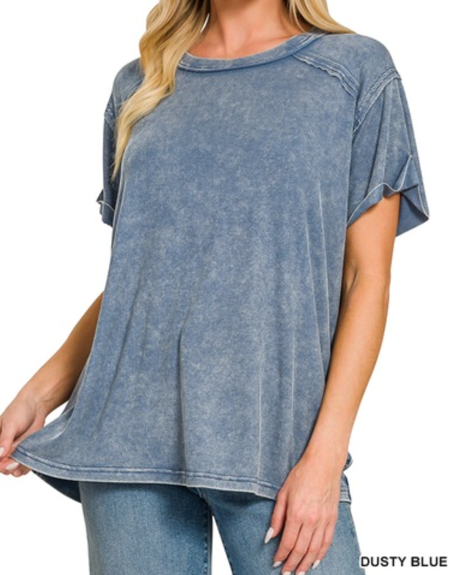 Shine So Bright Ribbed Top