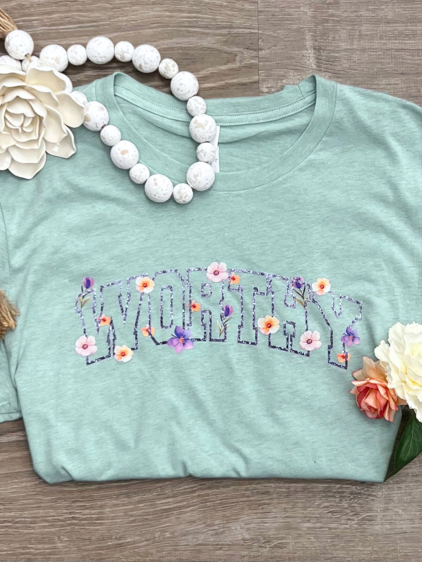 Worthy - Floral Graphic Tee