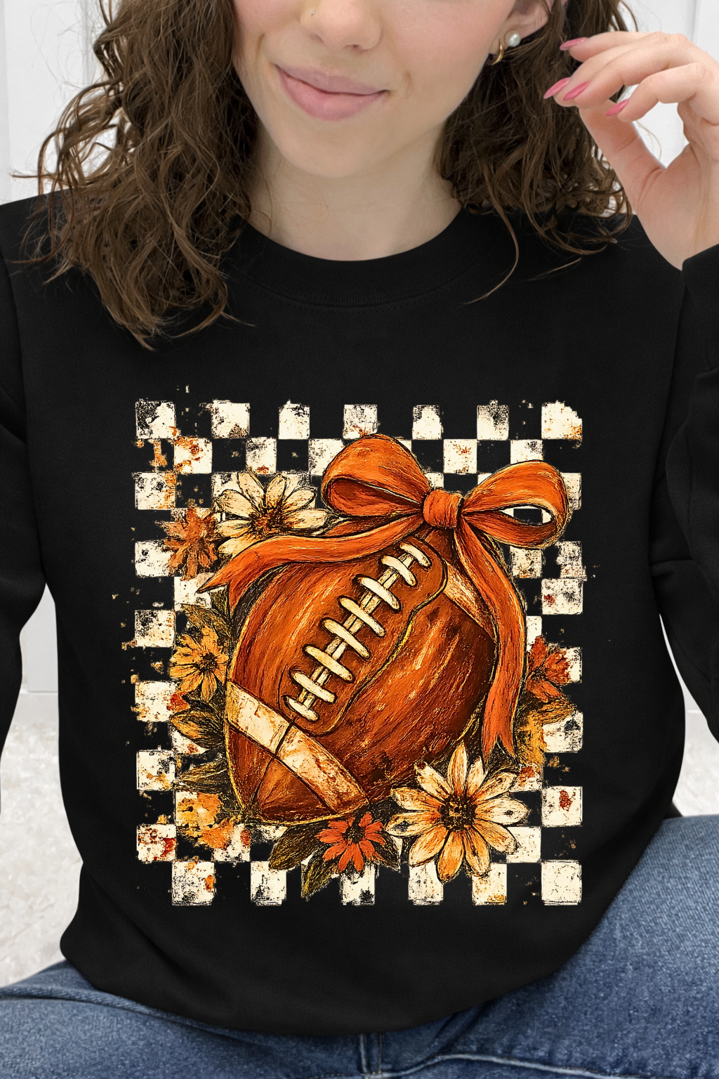 Football Checker & Bow Graphic Collection