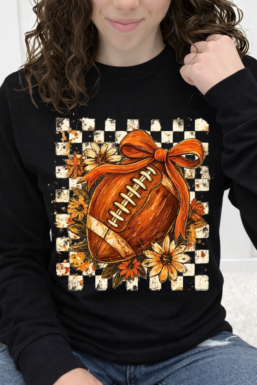 Football Checker & Bow Graphic Collection